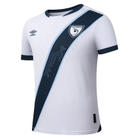 Umbro Guatemala Home Youth Soccer Jersey 25/26 (US, Alpha, Small, Regular, Regular, White-Blue)
