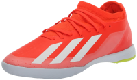 adidas Unisex X Crazyfast League Indoor Sneaker, Solar Red/White/Team Solar Yellow, 11 US Men