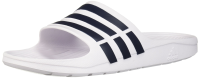 adidas Duramo Slide Sandal,Black/White/Black,12 M US
