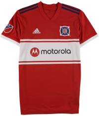 MLS Chicago Fire 7417AFW9AZNCFI Men's Replica Jersey, Large, Scarlet