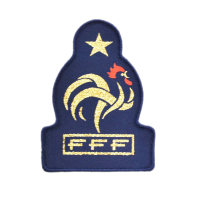 FFF France Soccer Shield Patch (Blue/Gold)