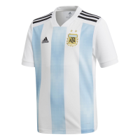 Adidas Argentina Youth World Cup Home Soccer JSY White/Clearblue YXL