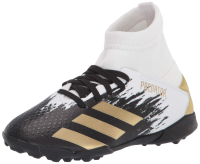 adidas Indoor Sala Predator Freak .4 Soccer Shoe (boys) White/Gold Metallic/Black