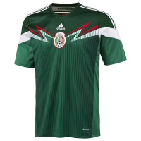 adidas Mens AFA Jersey - Mexico Vivid Green/Dark Green 2XL