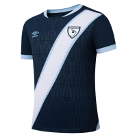 Umbro Men's Soccer Guatemala 25/26 Home and Away Jersey - Represent The Guatemalan Culture! (US, Alpha, X-Large, Regular, Regular, Navy - Away)