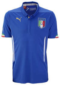 Puma Men's FIGC Italia Home Replica Soccer Jersey, Team Power Blue, Medium