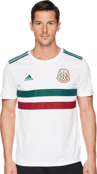 adidas 2018 Mexico Away Replica Jersey White/Collegiate Green/Collegiate Burgundy XL