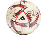 adidas Rihla World Cup League Ball - Seamless TSBE Construction, Butyl Bladder, FIFA Quality Certified, WC Final Ball Option, Size 4-5 (Metallic Champagne, 4)