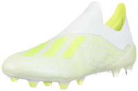 adidas X18+ FG Soccer Cleats (9.5) White