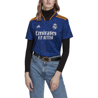 adidas Women's 2021-22 Real Madrid Away Jersey (Victory Blue, X-Large)