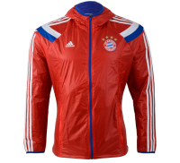 FC Bayern Munchen Mens Anthem Jacket-Red