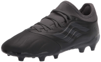 adidas Men's Copa Sense.3 Firm Ground Soccer Shoe, Black/White/Solar Yellow, 9