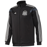 adidas Argentina Men's Soccer Track Top Anthem Jacket- 2014 World Cup (XX-Large) Black