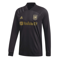 adidas 2020-21 LAFC Long-Sleeve Home Jersey - Black-Gold S