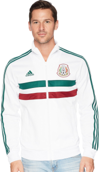 adidas Adult Men Soccer 3 Stripes Track Top, Green, X-Large