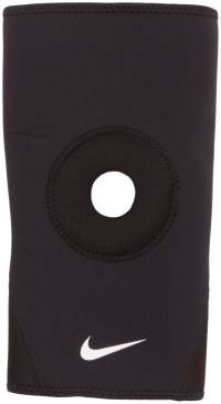 Nike Pro Combat Open-Patella Knee Sleeve 2.0 (Black/White, XL)