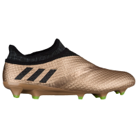 adidas Men's Messi 16+ Pureagility Fg Copper Metallic/Core Black/Solar Green Soccer Shoes - 10.5A