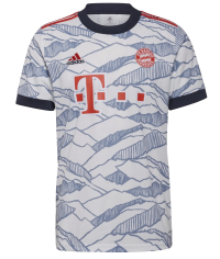 adidas Men's 2021-22 FC Bayern Third Jersey (White, Small)