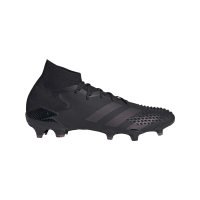 adidas Predator Mutator 20.1 Firm Ground Soccer Shoe (unisex-adult) Black/Black/Shock Pink 12
