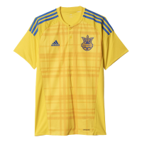 adidas Ukraine Home Replica Jersey - Yellow (Medium)