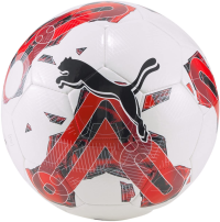 PUMA Unisex Orbita 6 Machine Stitch Soccer Ball Apparel-Accessories, White Red, 4 US Women