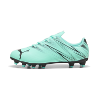 PUMA Attacanto Firm, Artificial Ground Soccer Cleats Sneaker, Electric Peppermint Black, 10 US Unisex Big Kid