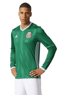Men's Mexico Home Long Sleeve Soccer Jersey 2016