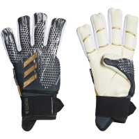 adidas Unisex-Adult Predator 20 Pro Ultimate Goalie Gloves Black/White/Gold Metallic 9