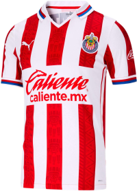 PUMA 2020-21 Chivas Home Jersey - Red-White L