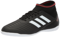 adidas PREDATOR TANGO 18.3 IN Soccer Shoe (unisex-adult) core black/white/solar red 1.5 M US Big Kid