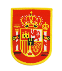 Spain Soccer Shield Patch (RED/Yellow)