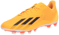 adidas Unisex X SPEEDPORTAL.4 Flexible Ground Soccer Shoe, Solar Gold/Black/Team Solar Orange, 10 US Men