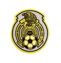 FMF Mexico Soccer Shield Patch (White/Yellow)