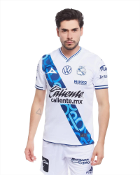 Pirma Men's Puebla Home Soccer Jersey 2024/2025 Season Officially Licensed (US, Alpha, Medium, Regular, Regular, Home)