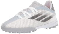 adidas X Speedflow.3 Turf Soccer Shoe, White/Black/Solar Red, 3.5 US Unisex Little Kid