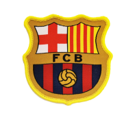 FCB Barcelona Club Soccer Crest Shield Patch (Yellow/red/Blue)
