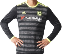 adidas Chelsea Men's Away Long Sleeve Jersey (US, Alpha, Large, Regular, Regular, Polyester)