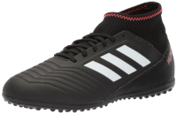 adidas Turf Predator Tango 18.3 Soccer Shoe (unisex-adult) core black/white/solar red 2.5 M US Big Kid