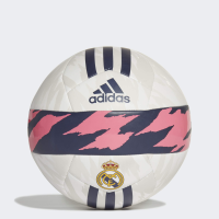 adidas mens Real Madrid Club Ball White/Spring Pink/Dark Blue 5