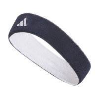 adidas Interval Reversible Terricloth Elastic Headband, Team Navy Blue/White (2.0), One Size