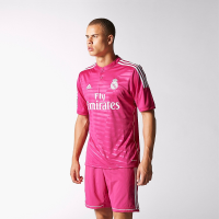 adidas Real Madrid Away Mens Soccer Jersey 14/15 Pink (3XL)