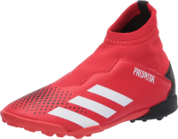adidas Turf Predator 20.3 Soccer Shoe (unisex-child) Core Black/White/Active Red 13 Little Kid