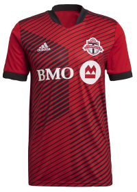 adidas 2021-22 Toronto FC Home Jersey - Red-Black (XX-Large)