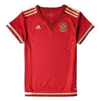Adidas Women's 2015 Spain Home Red Jersey-L