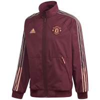 adidas Men's 2020-21 Manchester United FC Anthem Jacket (Large) Maroon