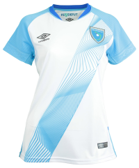 Umbro Women's 19/20 Guatemala Home Soccer Jersey, White X-Large