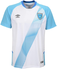 Umbro Youth Guatemala Home Soccer Jersey- White (Medium)