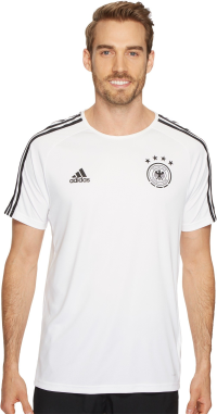 adidas World Cup Soccer Germany Men's Soccer Germany Home Fanshirt, Small, White/Black