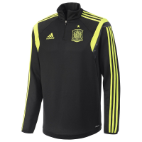 adidas Spain Training Jacket Top- World Cup 2014 (Small) Black