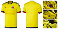 Adidas Colombia Home Replica Soccer Jersey 2015 S